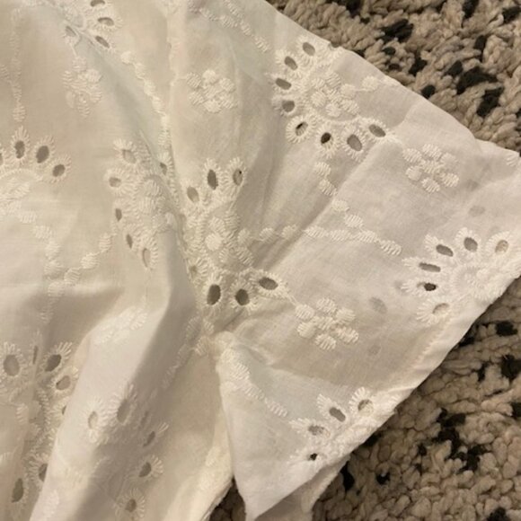 White Dress New Look (UK size 6) Canada Size 2 Embroidery Anglaise Lined NWT - Picture 5 of 7